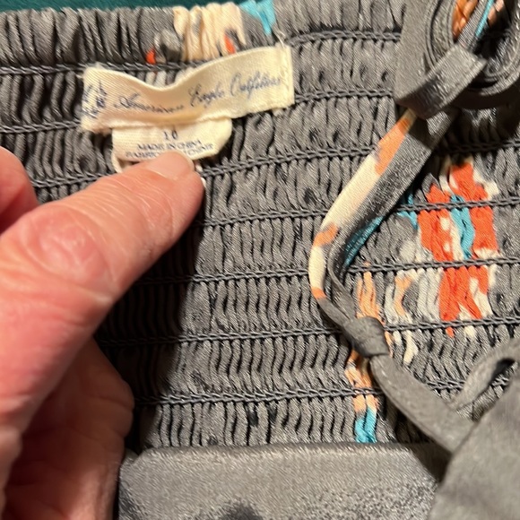 This is an American eagle vintage dress size 10 elastic back bra like front - Picture 2 of 5